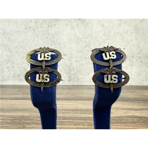 WWI WW1 Hospital Medical Corps Cap Insignia