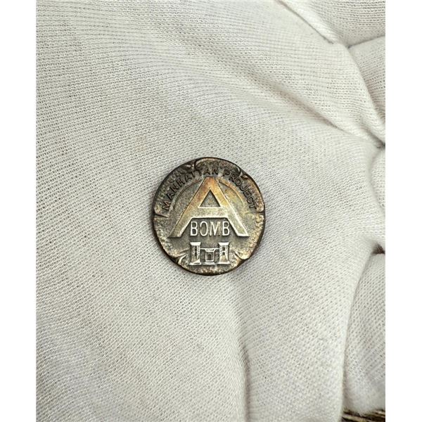 Manhattan Project A Bomb Sterling Employee Pin