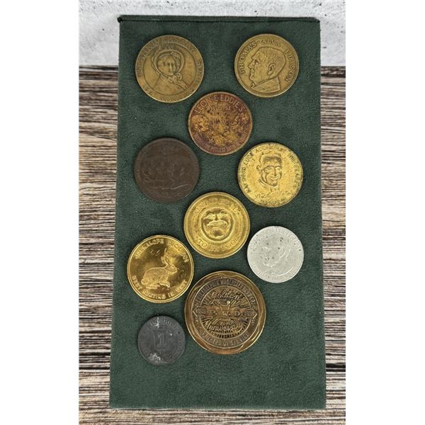 Collection of Advertising Medals and Tokens