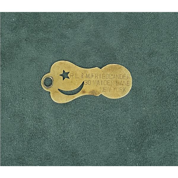 Friedlander Brass Pocket Watch Case Opener