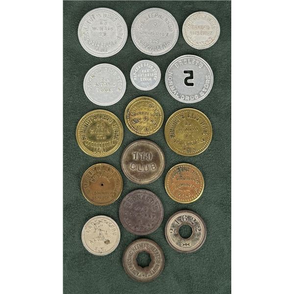 Texas Iowa Oklahoma New York Trade Tokens