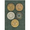 Image 1 : Collection of Tokens Alcoholics Anonymous