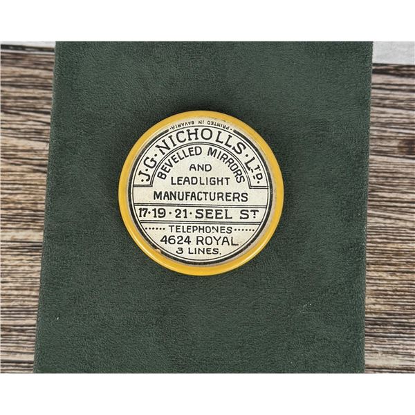 J.G. Nicholls Bevelled Mirrors Pocket Mirror