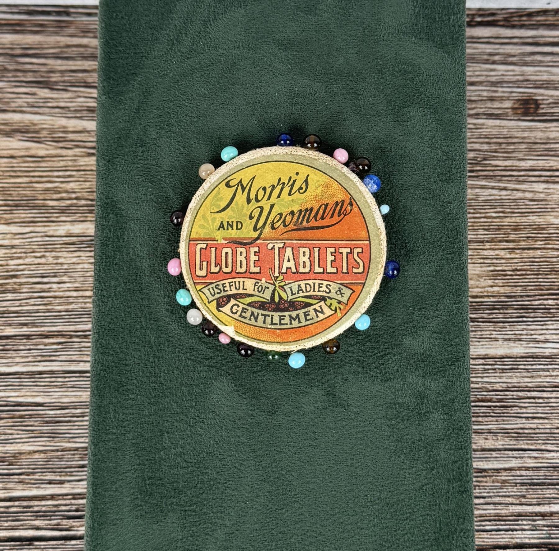 Morris and Yeomans Globe Tablets Pin Cushion