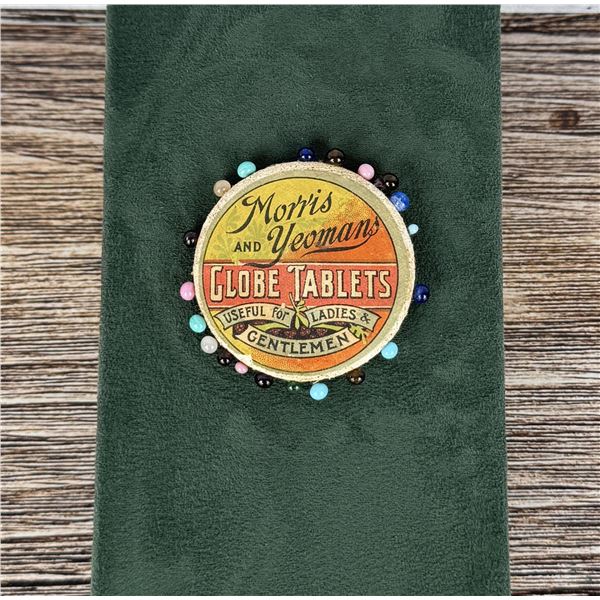 Morris and Yeomans Globe Tablets Pin Cushion