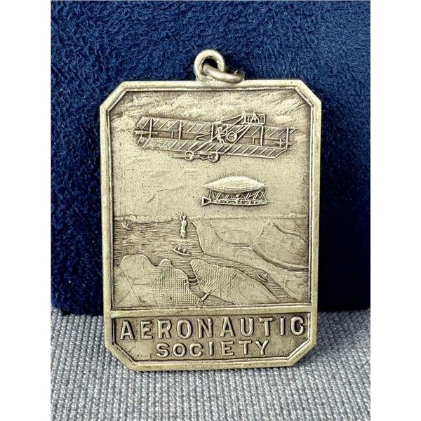 Aeronautic Society Presentation Medal Sterling