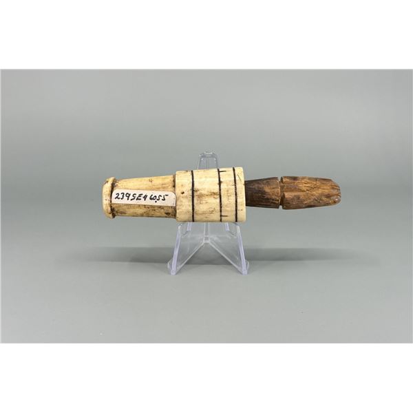 Ancient Thule Inuit Alaskan Eskimo Oil Sack Plug