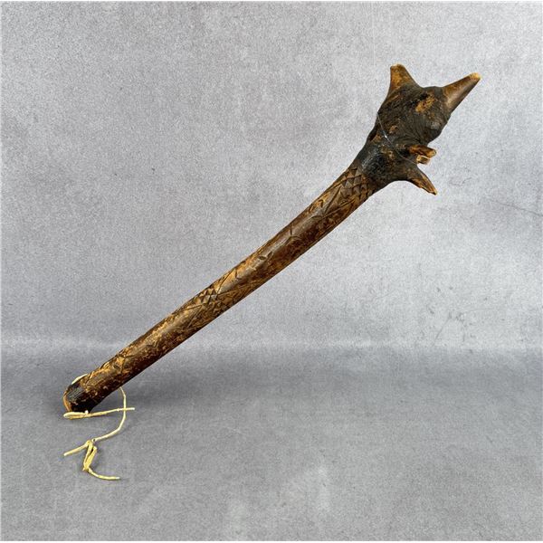 Penobscot Native American Indian Root War Club