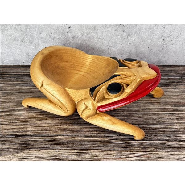 Donny Joe Haida Northwest Coast Frog Grease Bowl
