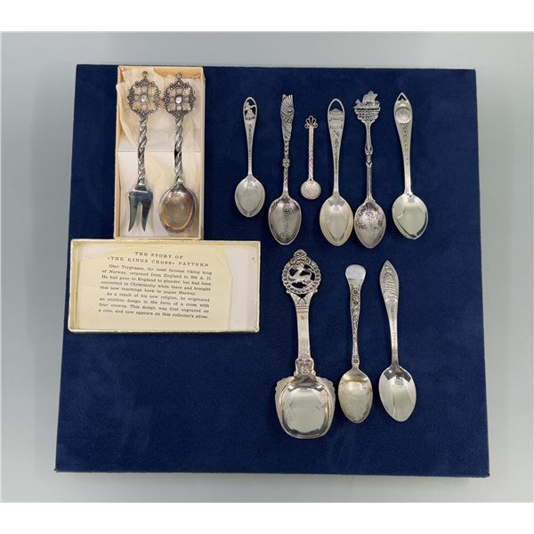 Sterling Silver Souvenir Spoons