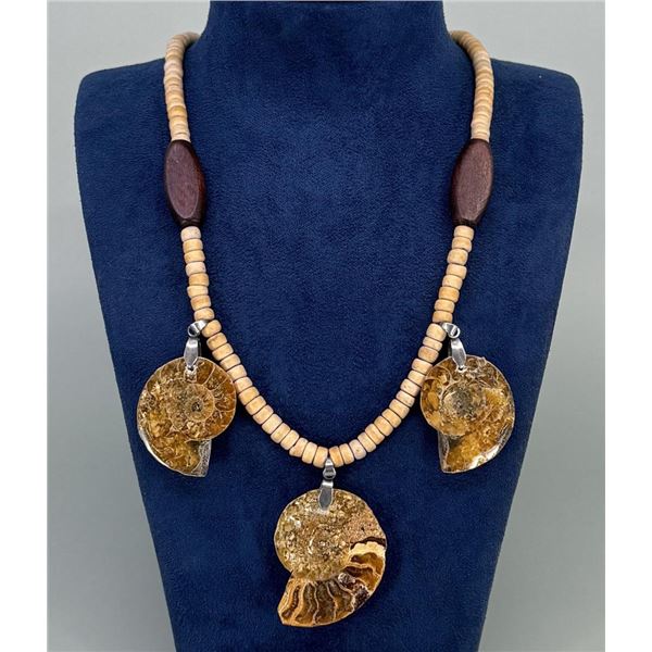 Ammonite Fossil Necklace