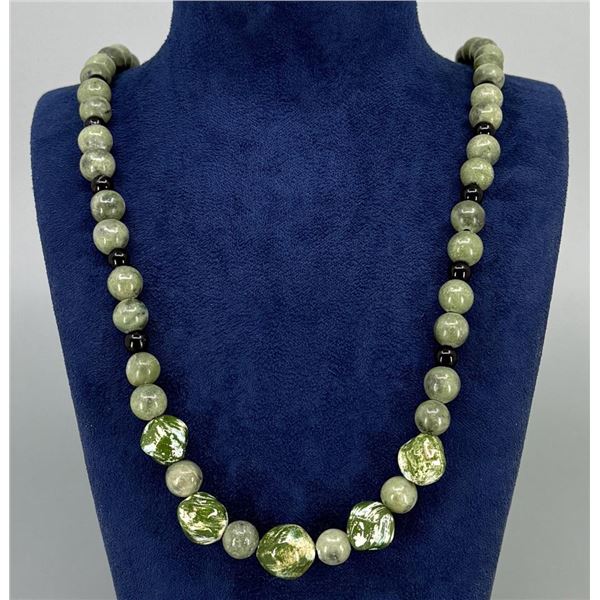 Soapstone Bead Necklace