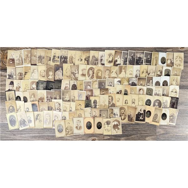 Large Collection of CDV Photos and Tintypes