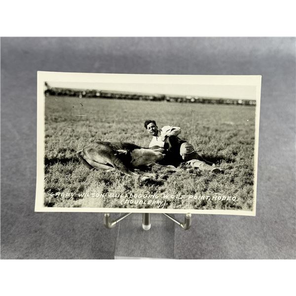 Wolf Point Rodeo Montana RPPC Postcard