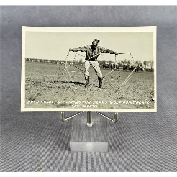 Wolf Point Rodeo Montana RPPC Postcard