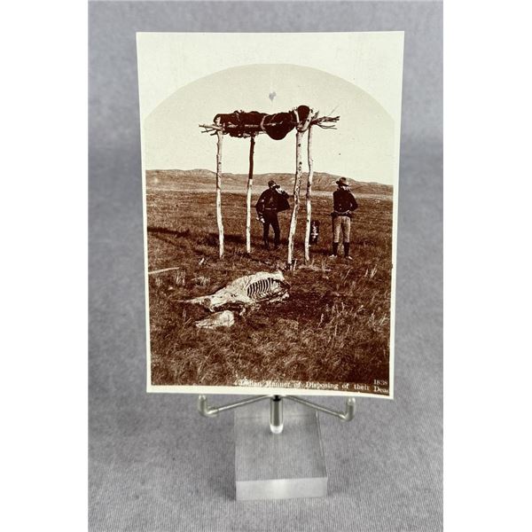 William E. Hook Indian Burial Photo