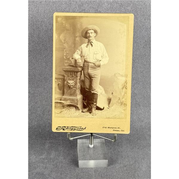 Antique Fresno California Cowboy Miner Photo