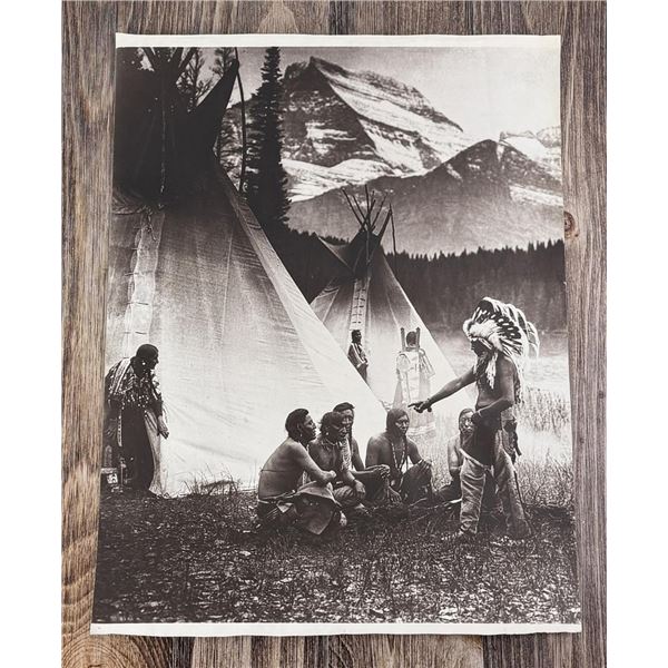 Mammoth Plate Roland Reed Indian Photo
