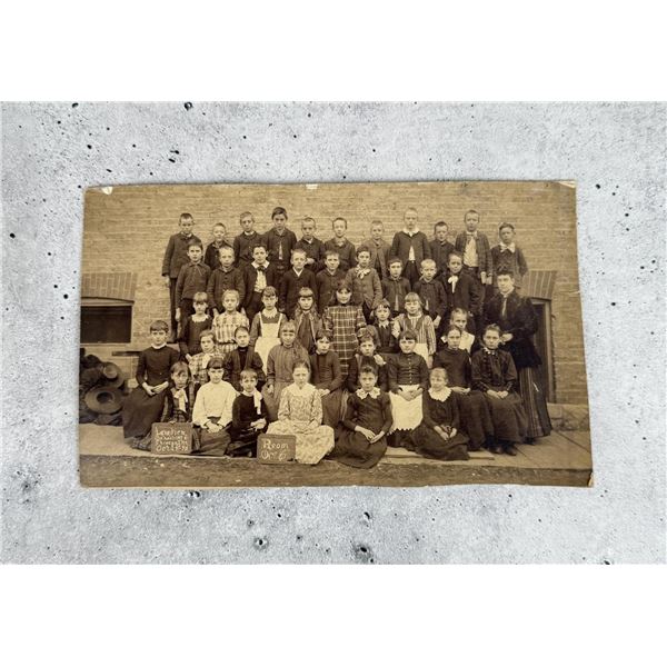 Lakeview School Chicago Illinois Class Photo 1890