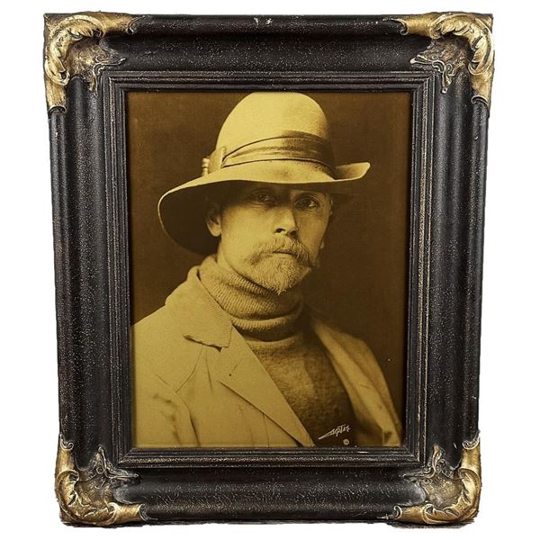 Edward Curtis Self Portrait Orotone Photo
