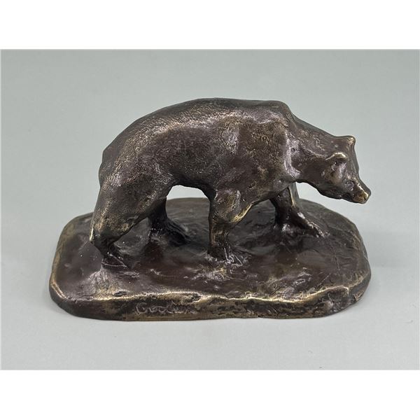 Philip R Goodwin Walking Bear Bronze