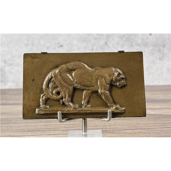 Antoine-Louis Barye Walking Panther Bronze