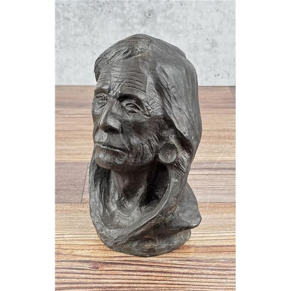 Ace Powell Montana Indian Bronze