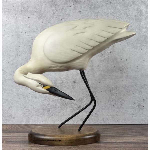 Gordon Alcorn Big Sky Carvers Wood Egret