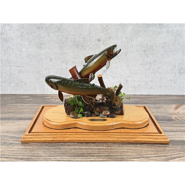 Chip Raber Disturbance Brown Trout Carving