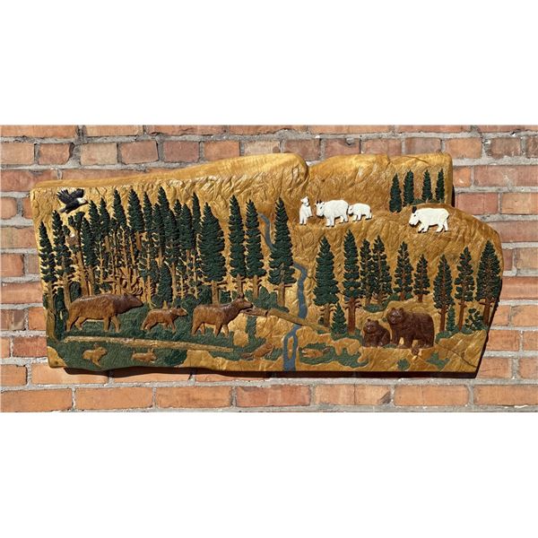 Al Andrews Montana Wood Carving Sculpture