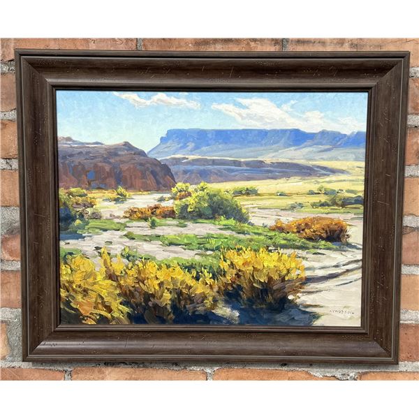 Taylor Lynde Montana Oil Painting