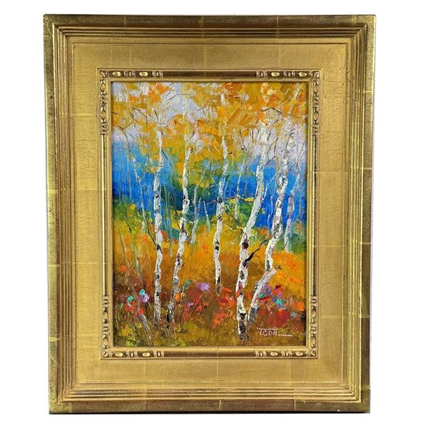 Troy Collins Montana Oil on Canvas Painting