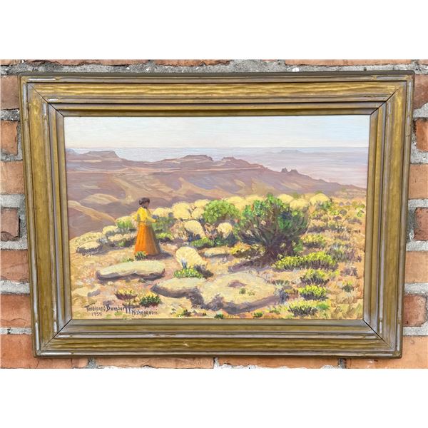 Ferdinand Burgdorff Mishongnovi 2nd Mesa Painting