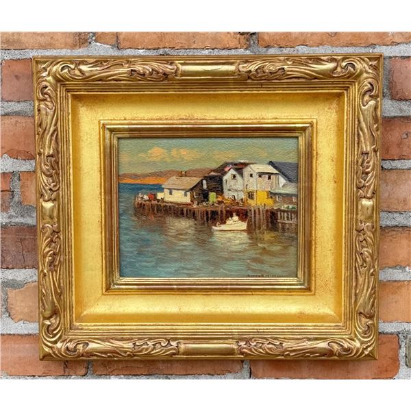 Alfred Richard Mitchell Monterey Bay Painting