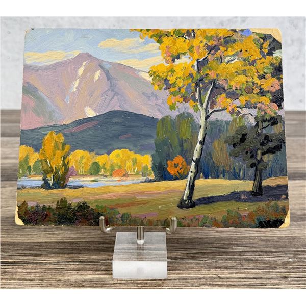 Harold Skene Aspen Colorado Oil Painting
