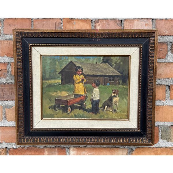 Sheryl Bodily Oil on Canvas Indian Painting