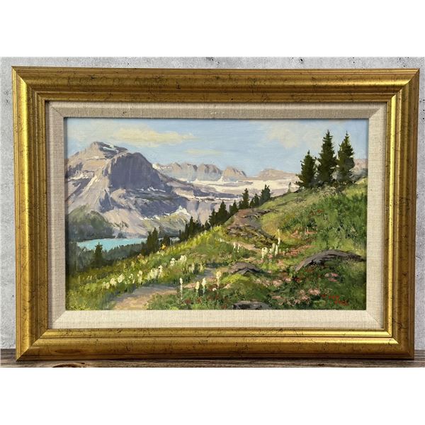 Mark Ogle Glacier Park Montana Oil Painting