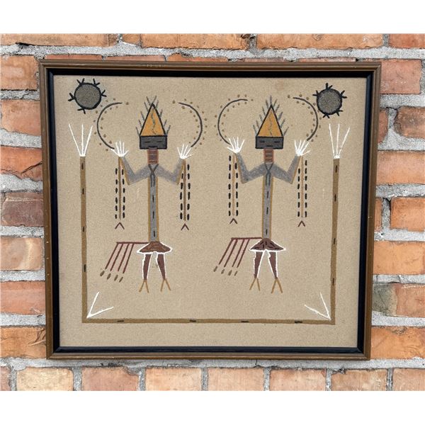 Yazzie Navajo Indian Sand Painting