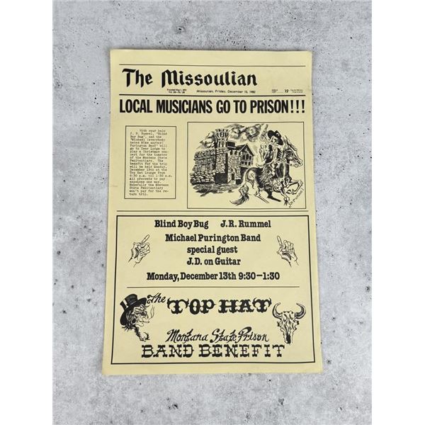 Jay Rummel Montana State Prison Band Benefit