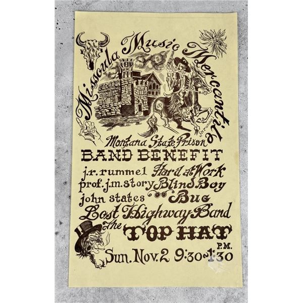 Jay Rummel Missoula Montana Top Hat Poster