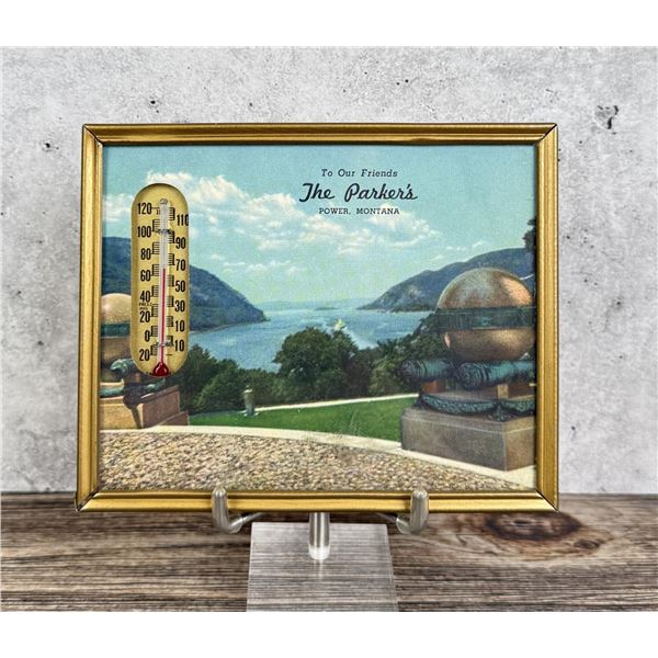The Parker's Power Montana Advertising Thermometer