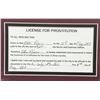 Image 2 : Darby Montana 1884 Prostitution License