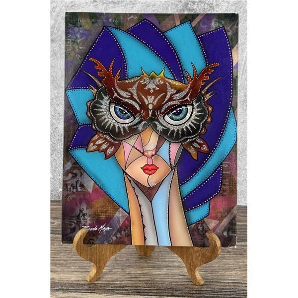 Ricardo Maya Oil on Board Painting