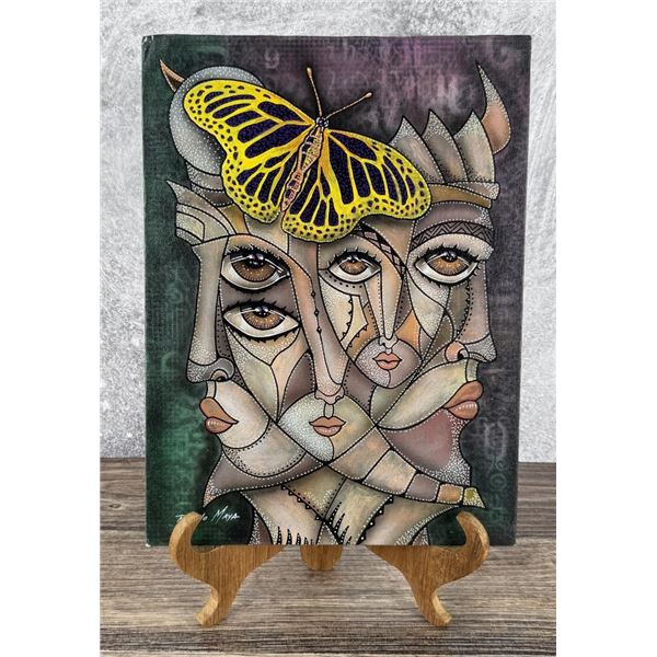 Ricardo Maya Oil on Board Painting