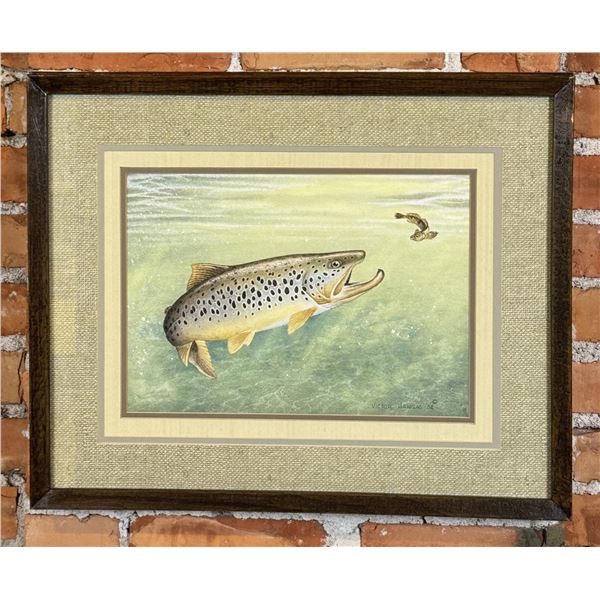 Vic Hangas Ruana Knives Watercolor Painting