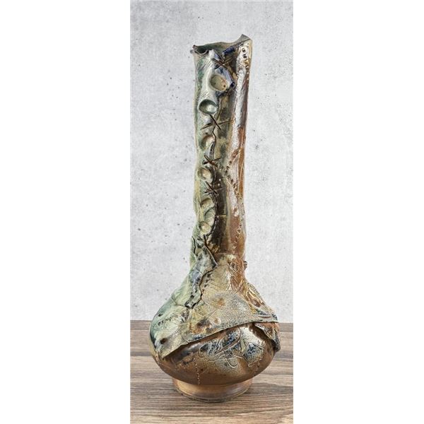 Erik Omundson Studio Pottery Vase