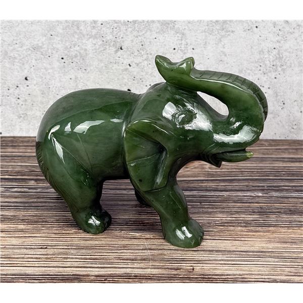 Carved Jade Elephant