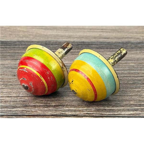 Vintage Tin Litho Top Toys