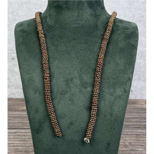 Copper Trade Bead Necklace