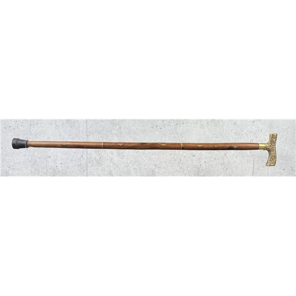 Brass Folding Collapsible Cane Walking Stick